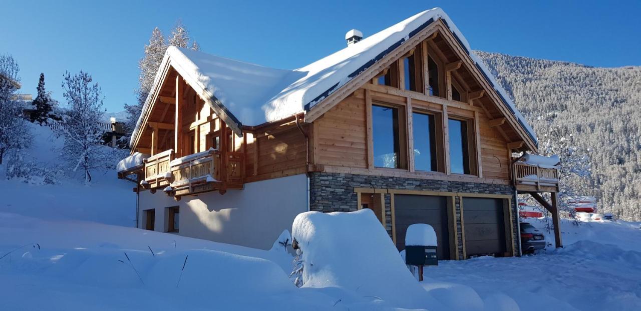 Chalet 19 Personnes Le Petit Mozart Vila Les Orres Exterior foto