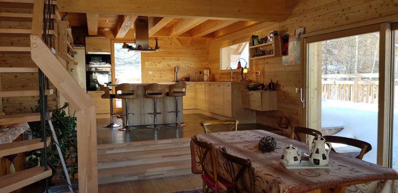 Chalet 19 Personnes Le Petit Mozart Vila Les Orres Exterior foto
